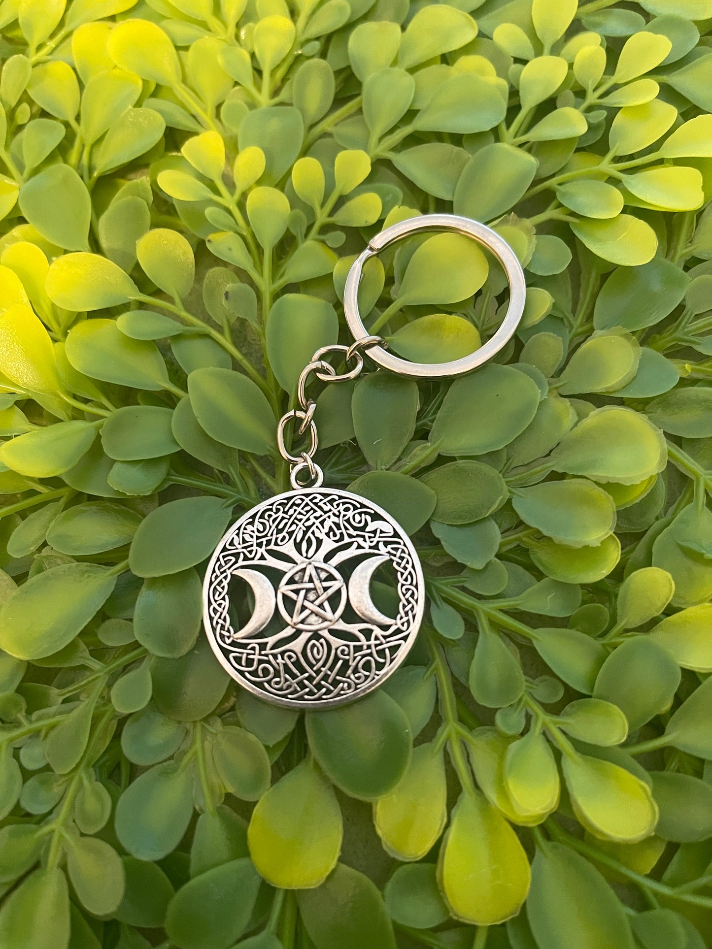 Triple Goddess Keychain